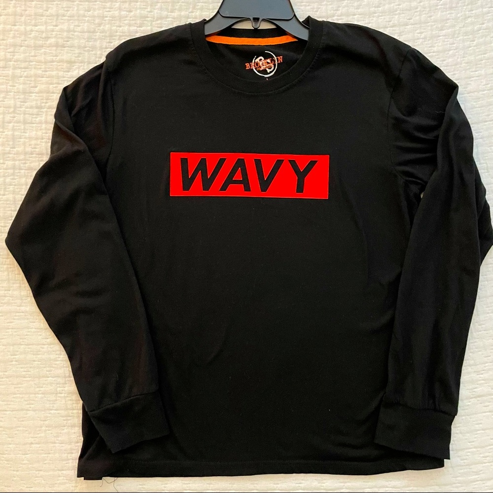 Brooklyn Standard Long Sleeve TShirt WAVE logo